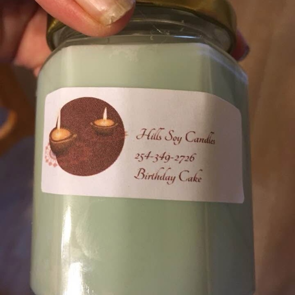 Green Soy Candle Jar
